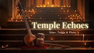 Temple Echoes &ndash; A Slow Indian Journey with Sitar, Tabla & Flute | Indian Meditation Music