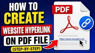 How to Create Website Hyperlink On PDF File (Step-by-Step)