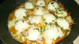 Colazione o cena in 5 minuti, Ricetta Turca! D'ora in poi preparerei le uova solo in questo modo!