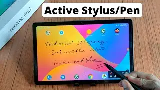 Realme pad active stylus pen support 😎. Smart stylus for realme pad. 100% working 🔥🔥