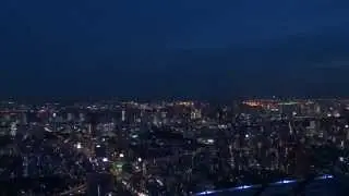 Night View of Tokyo Skyline from the Sky Deck (Mori Tower, Roppongi Hills)  HD
