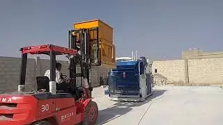 Europe Egg-laying Block Machine Mobile concrete block making machine Zenith 913 in Syria