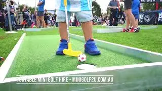 Portable Mini Golf Hire Melbourne (NEW 2018)