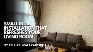 Minimal Roll, Maximum Style: Elevating Your Living Room Accent Wall