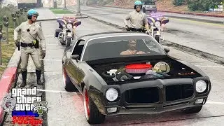 GTA 5 Roleplay #412 State Trooper Motorcycle Partner Patrol - KUFFS FiveM