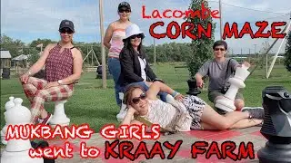 Filipina Mukbang Girls Went To Lacombe Corn Maze