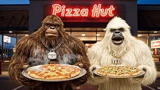 YETI & BIGFOOT Try PIZZA HUT for the First Time