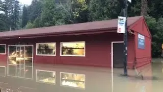 Raw video: Highway 116 into Guerneville