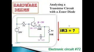Voltage Regulation Circuit Analysis: Transistor & Zener || Hardware Design||
