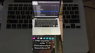 Using X32 Mixer connected to a windows sending rtpmidi to a MacBook running Qlab.