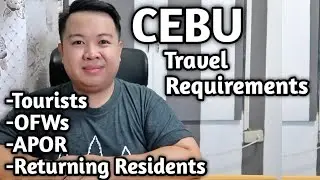 CEBU Travel Requirements (Oct 22, 2021) | JM BANQUICIO