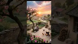 💜 Peaceful Evening of Tales and Togetherness &mdash; Away from the City&rsquo;s Rush 👴🧑&zwj;🦳 #scenery #moments #yt