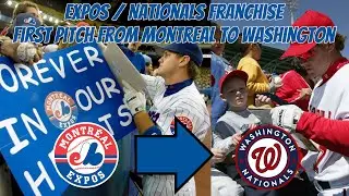 Expos / Nationals First Pitch From Montreal to Washington #mlb #baseball