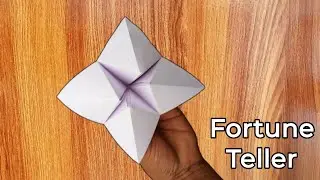 Make APaper Fortune teller  | Tipi tipi tip top | Paper Open and Close Game #874