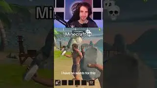 CalmCoolSavage finds a minecraft NPC in tribals survival 😎😮 #shorts