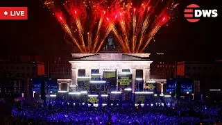 LIVE: Spectacular New Year Fireworks Light Up Berlin’s Iconic Brandenburg Gate | AQ1N