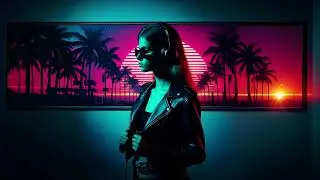 🌟 Dark Synthwave Summer: Dive into Cyberpunk Beats &  Vaporwave 🎧