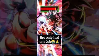 Bro had one job😭(Dragon Ball Legends) #dbl #dragoball #dragonballlegends #dblshorts