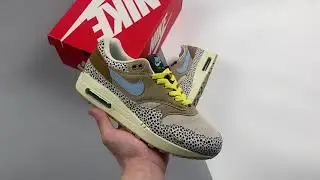 Nike Air Max 1 Safari Cobblestone Worn Blue Limestone DV3027 001