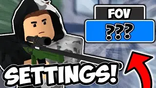 JOSHH *INSANE* Arsenal SETTINGS.. (Roblox Arsenal)