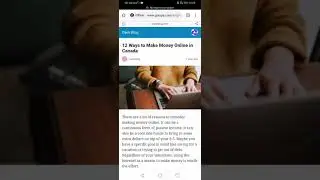 How to make money online in (Canada)