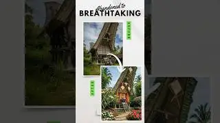 Indonesian Sasak House Restoration Transformation #Shorts