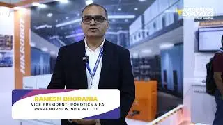 Robotics & Automation Insights with Ramesh Bhorania | Hikvision India at Automation Expo 2023