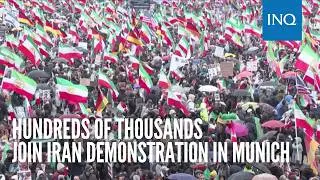 'We want to be free': Hundreds of thousands join Iran demonstration in Munich