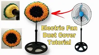 How To Make An Electric Fan Cover | How To Upcycle Fabric Scraps | Full Tutorial For Beginners