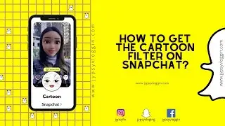 How to get the cartoon filter on snapchat