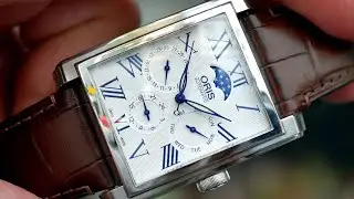 [Đẹp] Oris Rectangular Day Date Moonphase 581-7658-4071LS | Hotline 0982298881