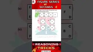 Solve FIGURE SERIES questions with this trick | #reasoningtricks #reasoning #sscreasoning #ssc