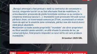 Cine provoacă inundaţiile de la Perişor?
