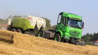 Heizomat Heizotruck with Claas Quadrant 5200 high speed baling +++ Take IV