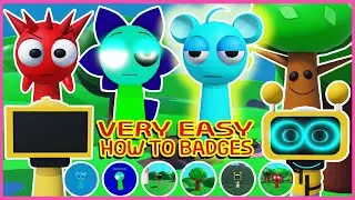 Roblox - Update - New Gamepass And How to get 5 Badges in Sprunki RP 3D Morphs