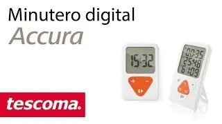 Mide el tiempo en tu cocina con Tescoma