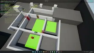 AI looking for items using Nav links to avoid Navmesh dynamic state.