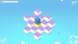Voxel bot robots evade and jumping game level1 to level5 complete