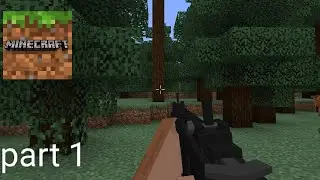 Minecraft walkthrough (mobile) but every next part. 1 mod gets added PART 1 
