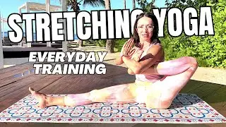 Leg Stretching Yoga EASY! Deep Hamstring Flexibility for Tight Muscles! 4K