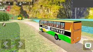 US Army Bus Driving Simulator 2023 - Soldier Military Coach Transporter Duty - Android GamePlay