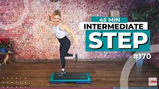45 Minute At-home Step Workout With Great Music! #170 /133 BPM