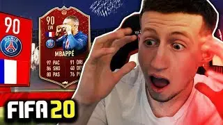 OMG RED INFORM MBAPPE IN A PACK!! FUT CHAMPIONS REWARDS!! FIFA 20