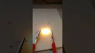 Pencil graphite high current! How filament bulbs work!
