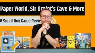 6 Small Box Game Reviews - Ocelot's Cove, Paper World, First Class Letters & More!