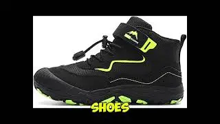 Geymxzik Children's Winter Shoes Warm Lined Winter Boots Boys Girls Trekking Shoes Snow Boots