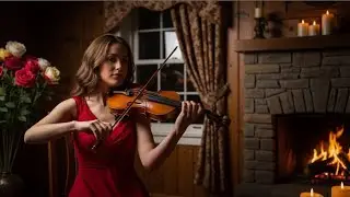 Warm, romantic violin playing - music for relaxation & meditation in a peaceful atmosphere