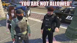 Peanut Tries Doing Security For G6 But The Cops Calls Backup | Nopixel 4.0 | CG
