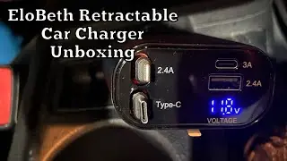 EloBeth Retractable Car Charger Unboxing