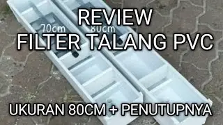 Filter talang akuarium PVC 80cm plus penutupnya pesan wa : 087884818340
